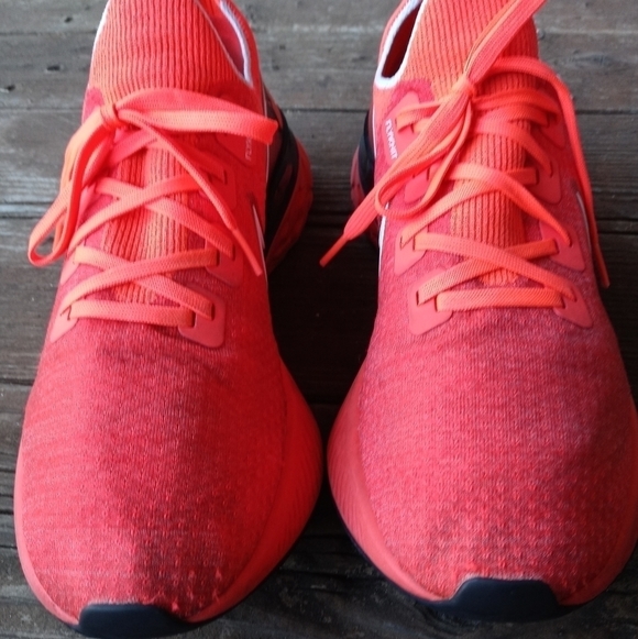 Nike React Infinity Run Flyknit CD4371-600 Red Bla - Picture 3 of 11